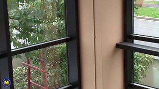 Pierced Mature Secretary Is Getting A Hard Anal Fuck - MatureNl