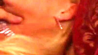 Deepthroat and anal pound for blonde