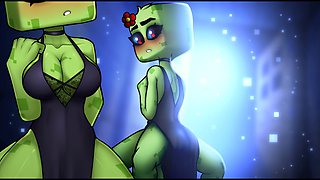 Creeper, minecraft sex, hornycraft