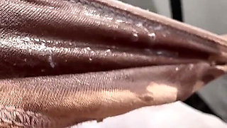 Homemade Wet Panties - Soaking Wet Panty From Hard Masturbation Through Them