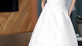 Young Bride with Small Tits and Pussy