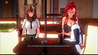 PLAYING WITH MY ROOMMATE AIRevolution's tits