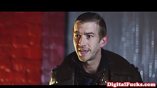 Chesty glamour models cockriding in steamy ffm