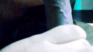 Gf sucking black cock