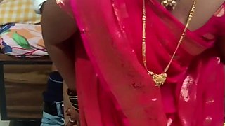 Indian Pink Sadi Wali Bhabhi Fuck Her Boyfriend with Cheating