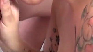 Tattooed red hair milf pussy fucking pissing sex