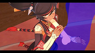 Genshin Impact Hentai - Xinyan Hardsex - Japanese Asian Manga Anime Film Game Porn