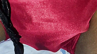 Young girl fucks herself with vibrator