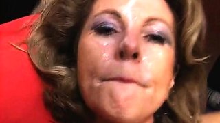 MILF teen gangbang,faciaks and bukkake