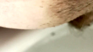 Peeing in the toilet and shower