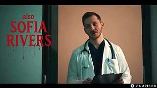 Redhead Nurse Hypnotizes Brunette With Big Tits - Lesbian Vampire Mind Control Sex