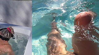 POV Cute MILF with Her Favourite Toy in Jacuzzi Pip Behind the Scenes How Video Was Made
