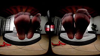 Dominant Blonde In Red Schools Her Sub In The Art Of The Blowjob