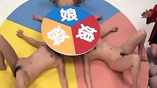 Subtitled CFNF crazy Japanese lesbian roulette game