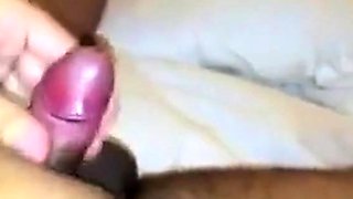Red-headed Buddy Strokes my Tiny Cock