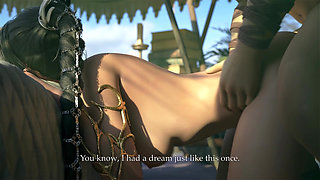 Shadowheart x Halsin Secret Romance Scene Hentai 3D Animation Uncecored