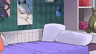 Step Sister with Panties on in Bed