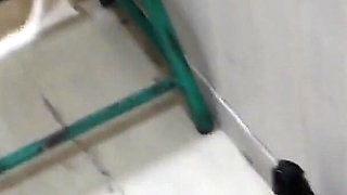 Public Squirting on Dressing Room Mirror