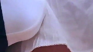 Forbidden Public Touch: Horny Stranger Slide His Cock Inside Her Panties and Fill Her Pussy with Cum