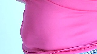 Perfect Natural Big Tits Hairy MILF