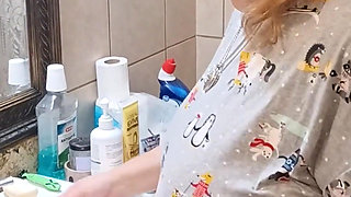 Washing My White Granny Panties for Client!