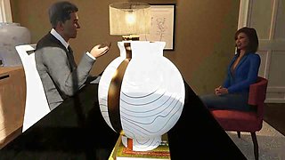 A Life Worth Living Wife Cheats Her Husband In Front His Eyes To Pay Him Back For Him Being Unfaithful With Other Women - 3d Animated