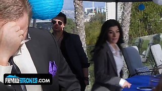 Hot step sisters gal ritche & Aubree Valentine become best friends (step brothers parody) - sfw full video