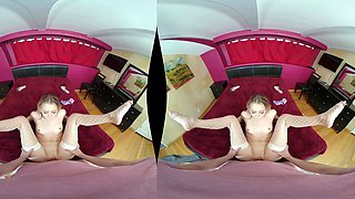 Amateur blonde teen POV sextape with hot anal fucking