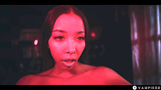 Ebony Vampire Mistress Lia Lin - Lesbian Latina Slave Mesmerized for Hardcore Domination