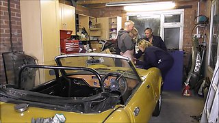 Hot MILFs Get Fucked by Car Mechanic