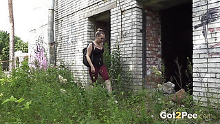 After workout pee by Got 2 Pee where girls come to piss