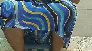 Stepmom Lets Stepson Fuck Her While Cleaning the Clothes