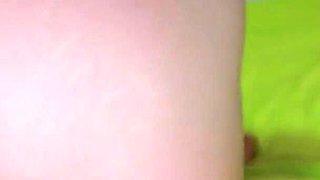 Surprise Accidental Creampie Stepdaughter on One Bed with Wife