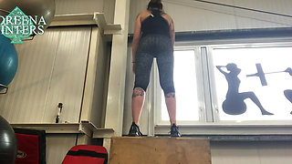 Quick gym session before a day of admin