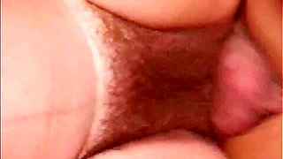 Pregnant amateur Angela gets her hairy pussy fucked1