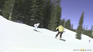 Tease On Skis With Jordan Ash, Jessica Nyx - Brazzers