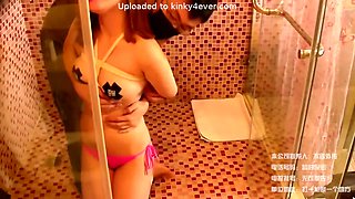 Chinese Chick Bondage Shower