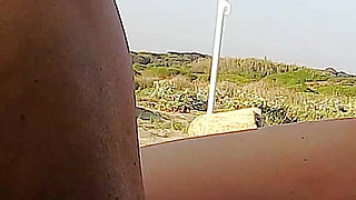 Pussy Flash! My French Teacher Misscreamy Masturbates on Beach & Voyeurs Help Her!