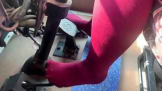 Asian Car Fettish Girl - I Did Warmup The Bus Before