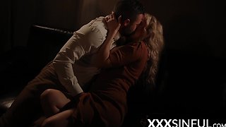 Erotic and exciting round of banging for a sweet couple