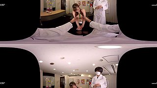 Female Employee Health Exam - Amateur Japanese Striptease
