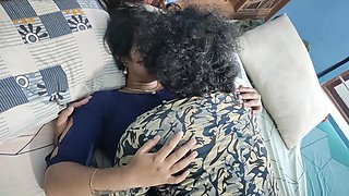 Churidar Leggings Removal and Top Only Romance Sex Video by Vaishnavy and Sharun Raj, Mallu Couple Hot Bedroom Romance Sex