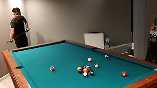 I Let My Butt Get Ripped After Losing A Pool Game, They Make Me Cum Several Times!!
