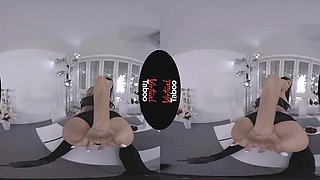 Ashley Woods VR Porn: Babe In Black - VirtualTaboo