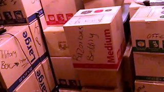 Amateur Teen with Huge Dildo Masturbating on Webcam