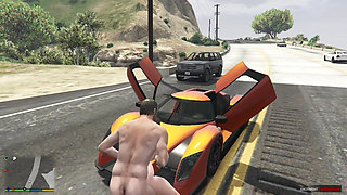 Trevor and Cheating wife Amanda's amazing blowjob while driving