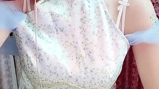 Amateur asian teen licks ass and sucks cock