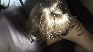 18 Year Old From Tinder Slut Gives Wet Sloppy Blowjob in Car