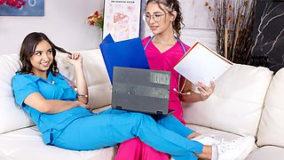 Nurses are in the room and they quickly feel the heat