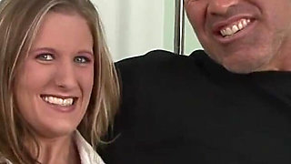 Sweet White Babe Enjoys Getting Fucked While Her Man Is Watching